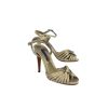 Shoes Ralph Lauren | Ralph Lauren - Metallic Strappy Heels Sz 6