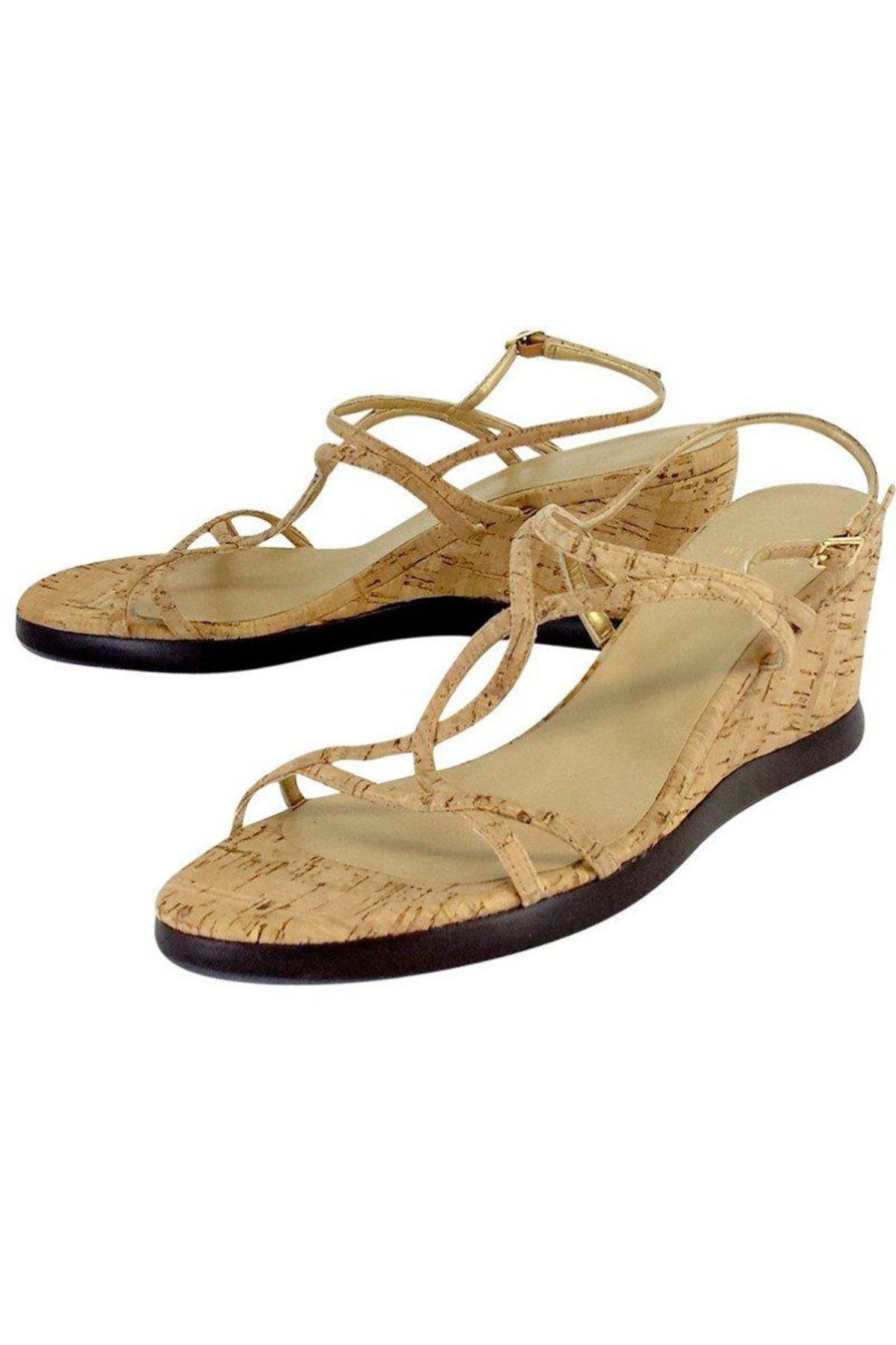 Shoes Stuart Weitzman | Stuart Weitzman - Cork Sandal Wedges Sz 10