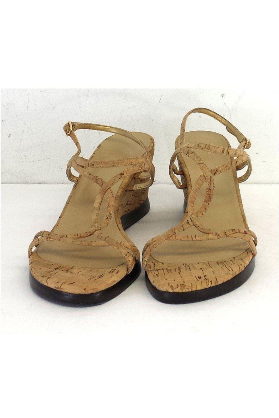 Shoes Stuart Weitzman | Stuart Weitzman - Cork Sandal Wedges Sz 10