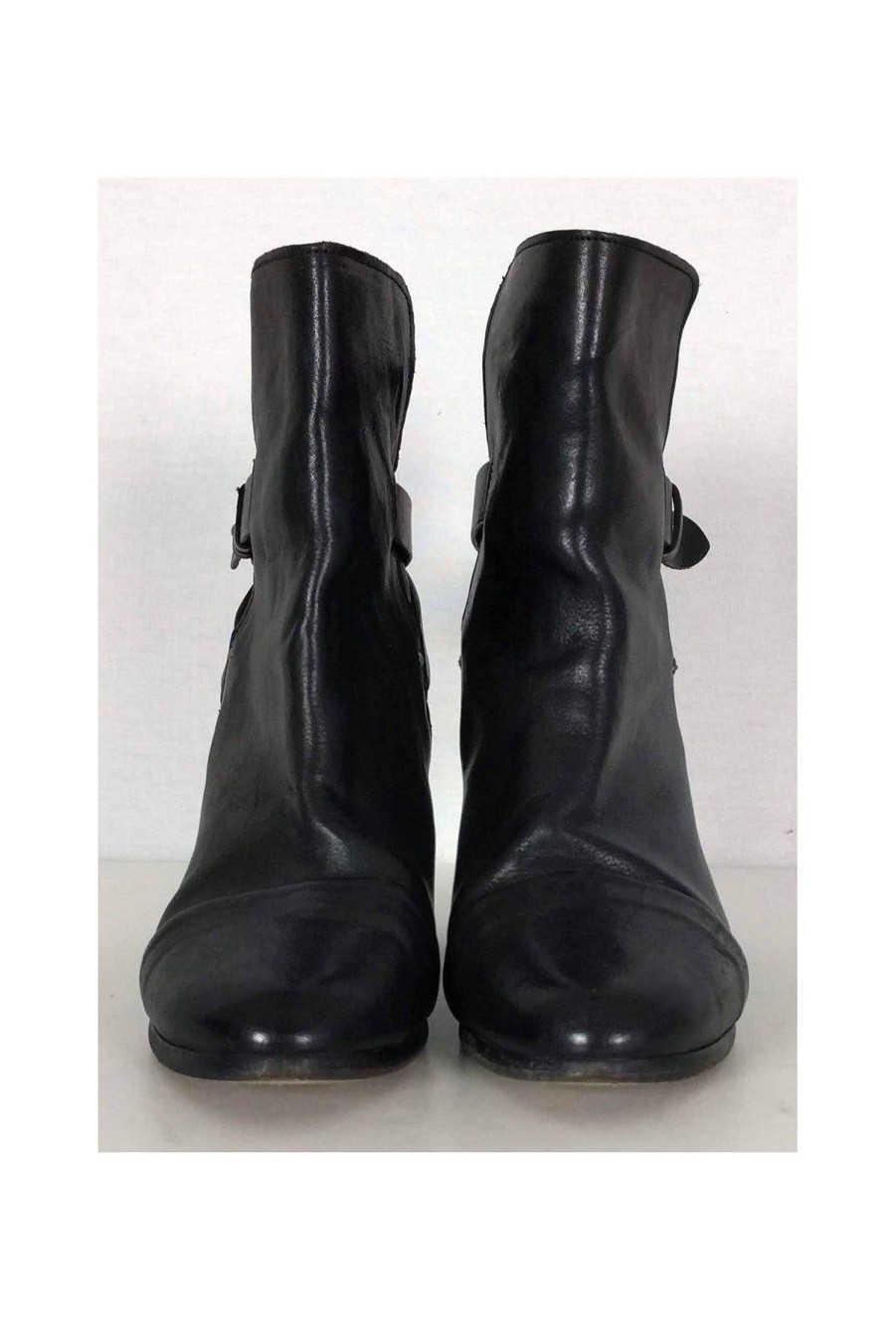 Shoes Rag & Bone | Rag & Bone - Black Leather Ankle Booties Sz 8.5