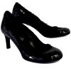 Shoes Pedro Garcia | Pedro Garcia - Black Satin Sequin Heels Sz 6