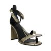 Shoes Via Spiga | Via Spiga - Silver Ankle Strap Sandals Sz 6