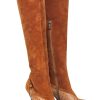 Shoes Just Cavalli | Just Cavalli - Tan Suede Tall Boots Sz 8