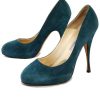 Shoes Brian Atwood | Brian Atwood - Teal Suede Pumps Sz 8