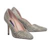 Shoes Stuart Weitzman | Stuart Weitzman - White & Black Speckled Snakeskin Pumps Sz 5.5