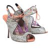 Shoes Nicholas Kirkwood | Nicholas Kirkwood - Polka Dot, Orange & Purple Lace-Up Heels Sz 6.5