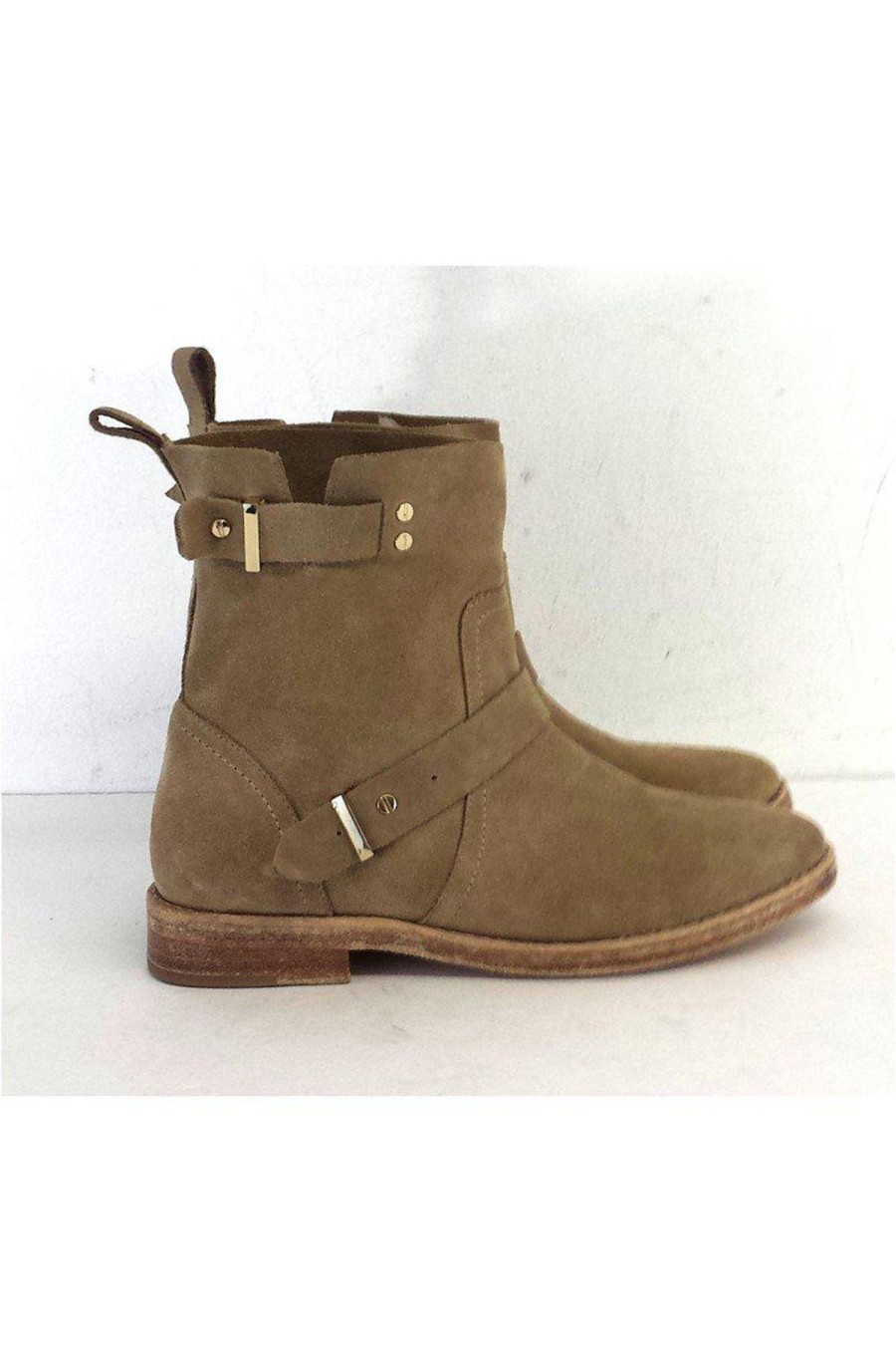 Shoes Joie | Joie - Tan Suede Hoxton Ankle Boots Sz 5.5