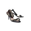 Shoes Donald J Pliner | Donald J Pliner - Gun Metal Pumps W/ Bronze Chain Detail Sz 6