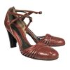 Shoes Giorgio Armani | Giorgio Armani - Brown Strappy Pumps Sz 8