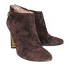 Shoes Kate Spade | Kate Spade - Brown Suede Heeled Booties Sz 10