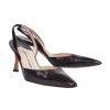 Shoes Manolo Blahnik | Manolo Blahnik - Brown Pointed Toe Slingback Heel Sz 6.5