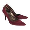 Shoes Stuart Weitzman | Stuart Weitzman - Burgundy Suede Pointed-Toe Pump Sz 5