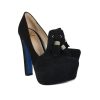 Shoes Dee Keller | Dee Keller - Black Suede Platforms Sz 7.5