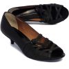 Shoes Sigerson Morrison | Sigerson Morrison - Black Leather Strappy Kitten Heels Sz 6.5