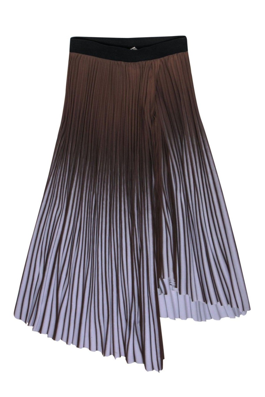 Clothing By Malene Birger | By Malene Birger - Brown & Purple Ombre Pleated Midi Skirt Sz Xxs