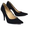 Shoes Pedro Garcia | Pedro Garcia - Black Satin Pumps Sz 10.5