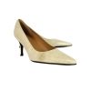 Shoes Stuart Weitzman | Stuart Weitzman - Cream Embossed Heels Sz 9.5