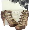 Shoes Elizabeth & James | Elizabeth & James - Manic Platform Gladiator Sandals Sz 9