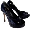 Shoes Cole Haan | Cole Haan - Black Patent Leather Peep Toe Pumps Sz 9.5