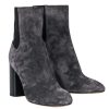 Shoes Rag & Bone | Rag & Bone - Grey Suede Block Heel Booties Sz 7.5