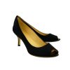 Shoes Bruno Magli | Bruno Magli - Black Peep Toe Pumps Sz 9.5